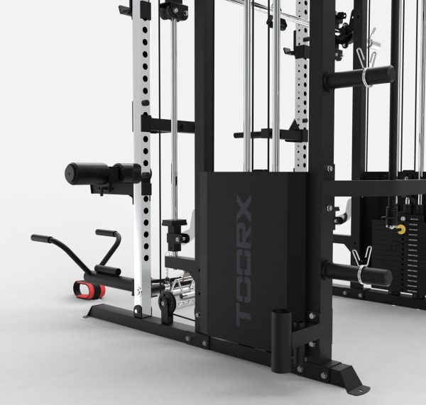 Brama Treningowa ASX-4000 3w1 dual pulley, Smith machine, rack Stos 2x 90kg Toorx Fitness - obrazek 3