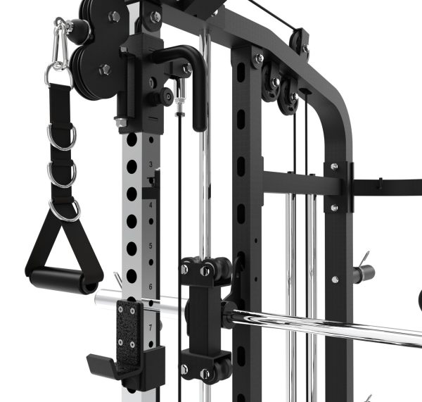 Brama Treningowa ASX-4000 3w1 dual pulley, Smith machine, rack Stos 2x 90kg Toorx Fitness - obrazek 4