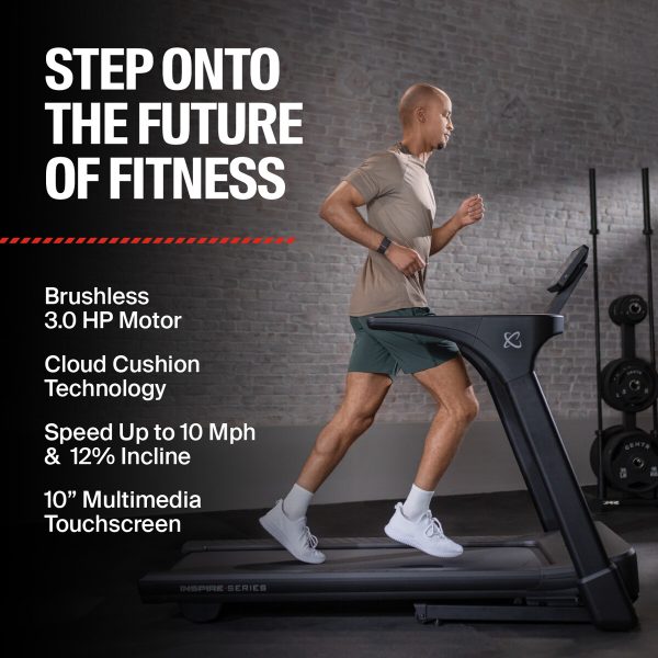Bieżnia Treningowa T4S TFT z wyświetlaczem dotykowym 10”– Inspire Fitness by Centr - obrazek 7