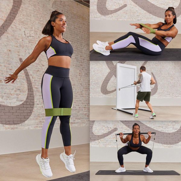 Zestaw Centr Workout Kit - 3szt gum oporowych, 5 ekspanderów, 1 gryf (CWK) - obrazek 3